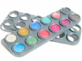Grimas Waterbased Pearl P12 Palette 12 Pearlised Colours