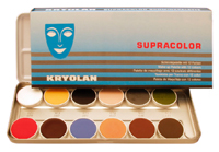 Kryolan Supracolour Palette 12 Colours