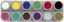 Picture of Grimas Waterbased A" Palette 12 Standard Colours"