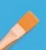 Picture of Snazaroo white large flat brush