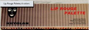 Picture of Kryolan Lip Rouge Palette - 6 cols