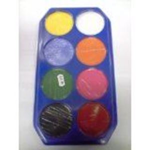Picture of Snazaroo Waterbased Make-Up Palette 8 Standard Colours