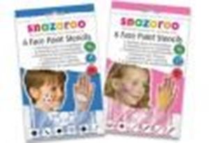 Picture of Snazaroo Pack of 6 Face Paint Stencils