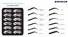 Picture of Kryolan 12 Eyebrow Stencils