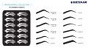 Picture of Kryolan 12 Eyebrow Stencils