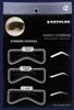 Picture of Kryolan Set of 3 Eyebrow Stencils