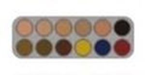 Picture of Grimas Camouflage Make-Up Palette CB - 12 Cols