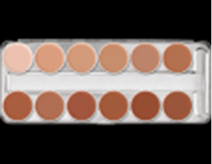 Picture of Kryolan Supracolor Palette 12 colours TV 1W-12W
