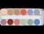 Picture of Kryolan Supracolor Palette 12 colours 'P'