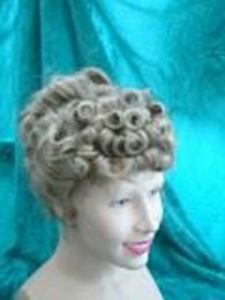 Picture of Edwardian Curly Wig - Front View