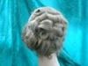 Picture of Edwardian Curly Wig - Back View