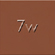 7W