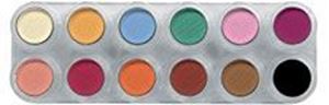 Picture of Grimas Eyeshadow/Rouge palette 12 cols - U